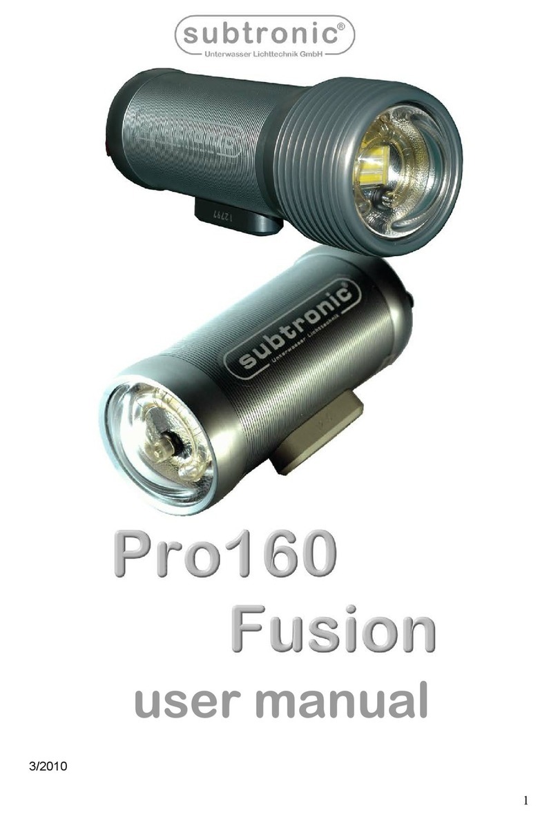 Subtronic Pro 160 Fusion user manual Subtronic Pro 160 Fusion user manual
