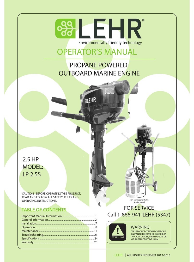 LEHR LP 2.5S Operator's manual