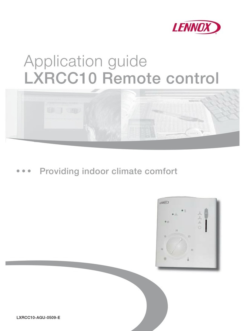 Lennox LXRCC10 User guide Lennox LXRCC10 User guide