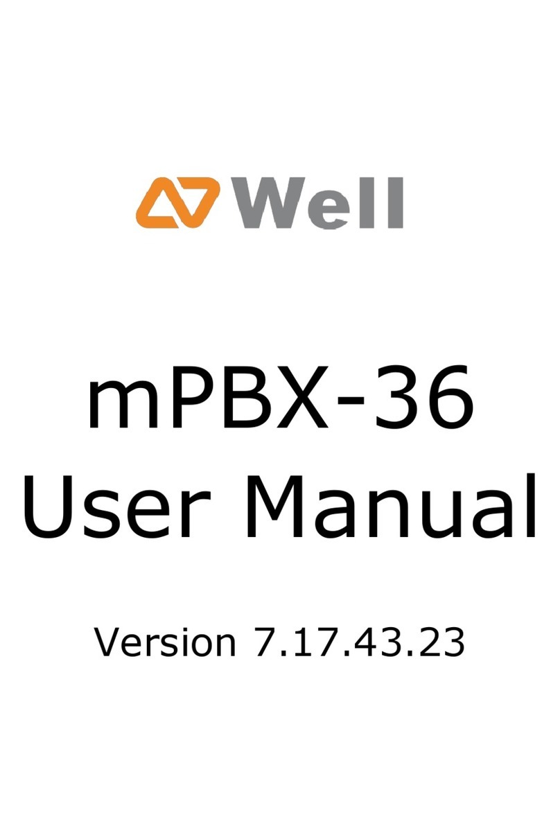 Well mPBX-36 user manual