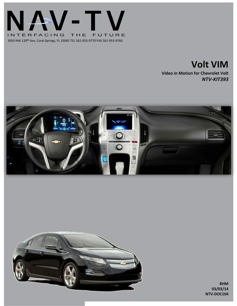 Nav TV NTV-KIT393 user manual