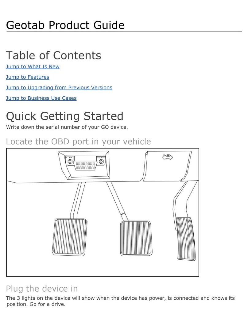 Geotab GO6 User manual