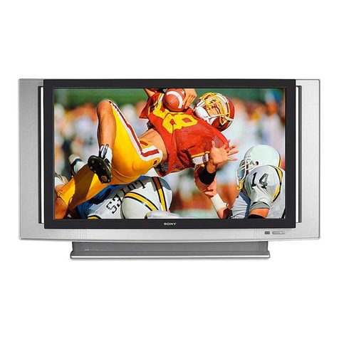 Sony QUALIA KDS-R50XBR1 User manual