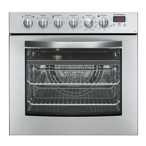 Westinghouse PON663 Dimension and installation guide