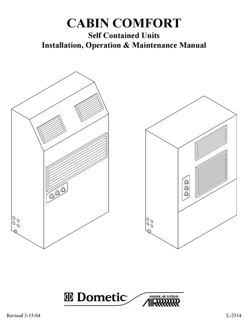 Dometic CABIN COMFORT Instruction manual