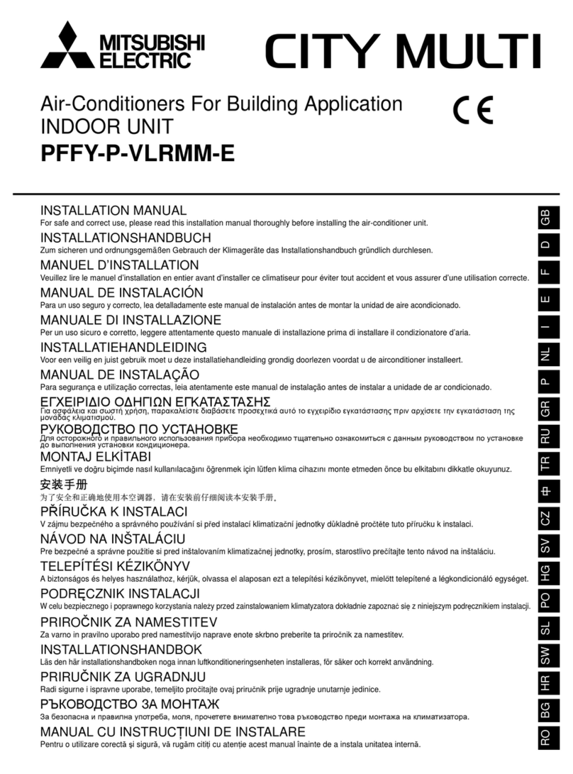 Mitsubishi Electric PFFY-P-VLRMM-E User manual