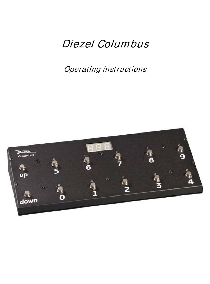 Diezel Columbus operating instructions