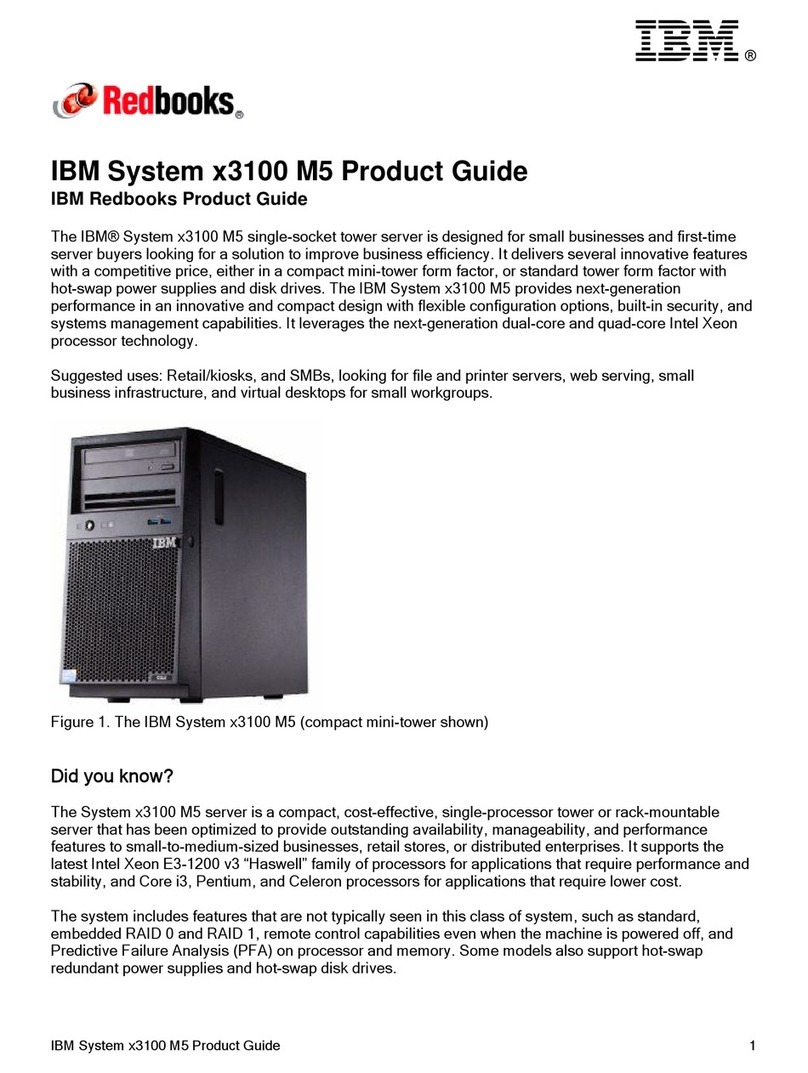 IBM x3100 M5 Type 5457 Product guide