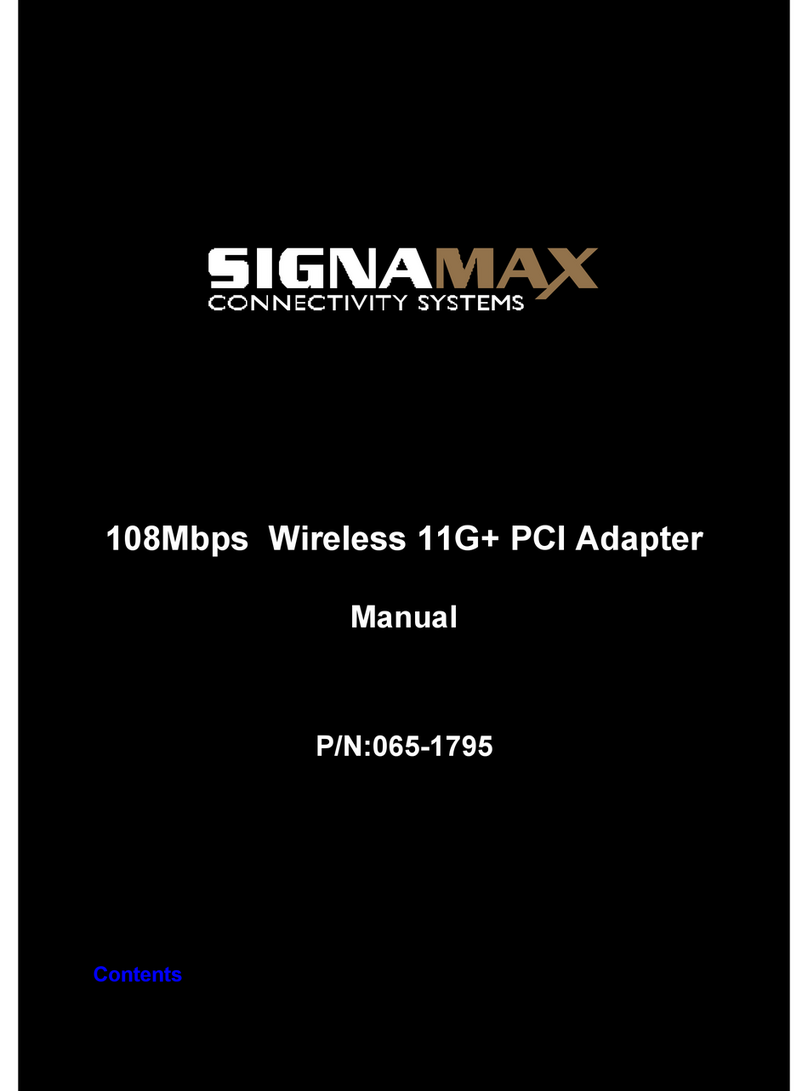 SignaMax 065-1795 user manual
