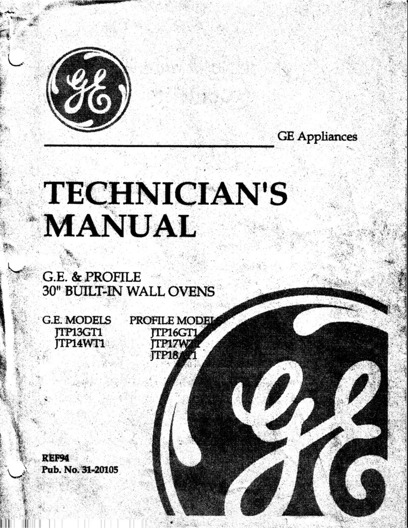 GE JTP13GT1 User manual