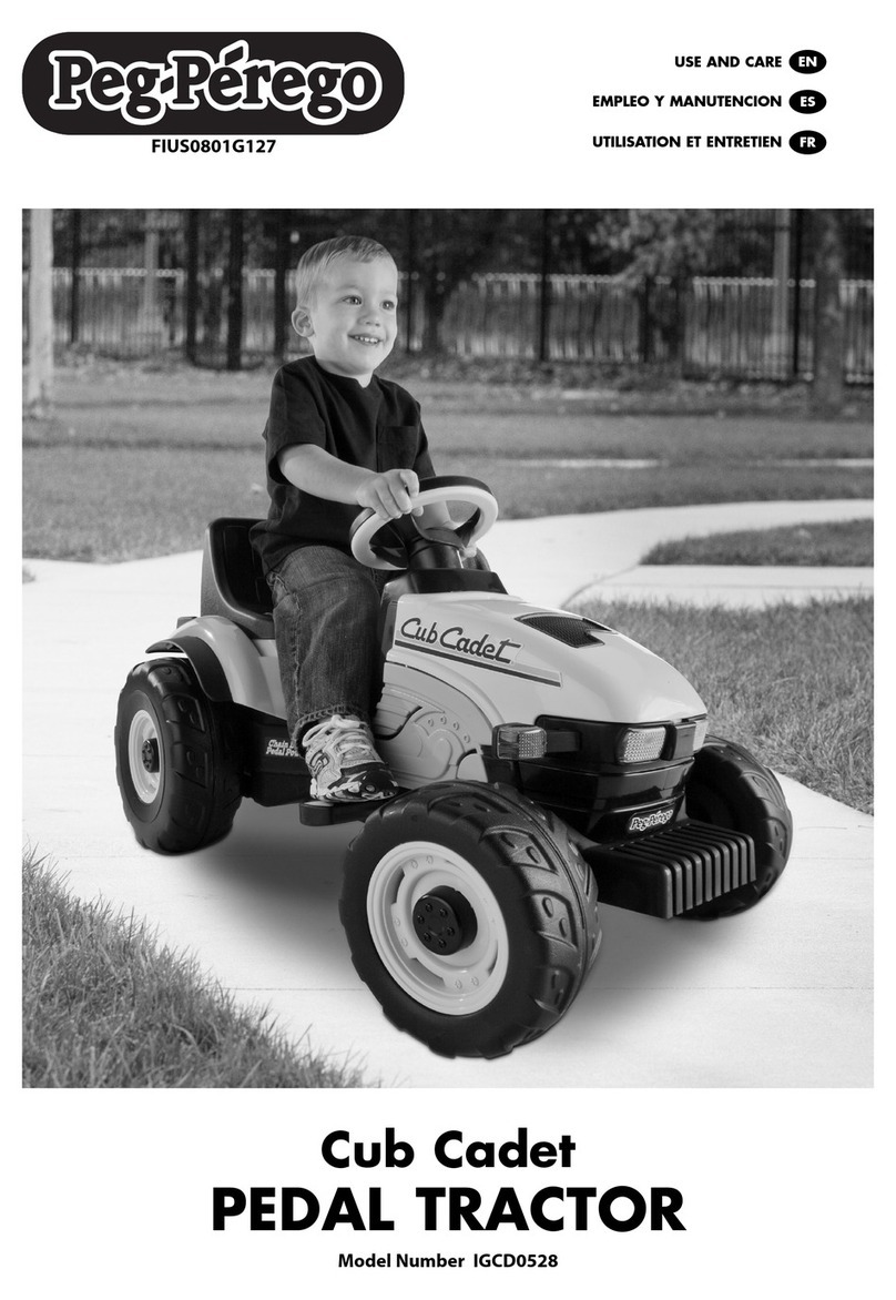 Peg-Perego Cub Cadet IGCD0528 Installation instructions