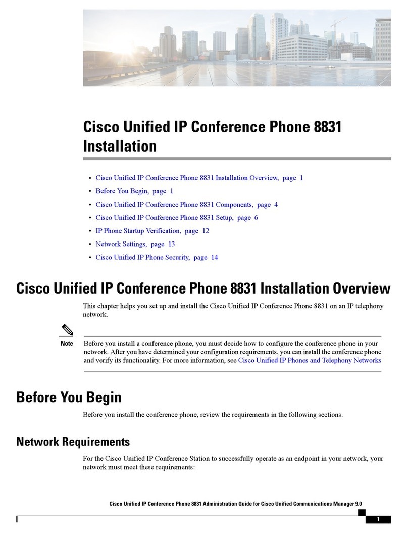Cisco 8831 User manual