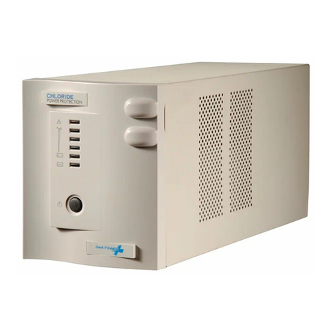 Chloride Desk Power Plus 1000 User manual
