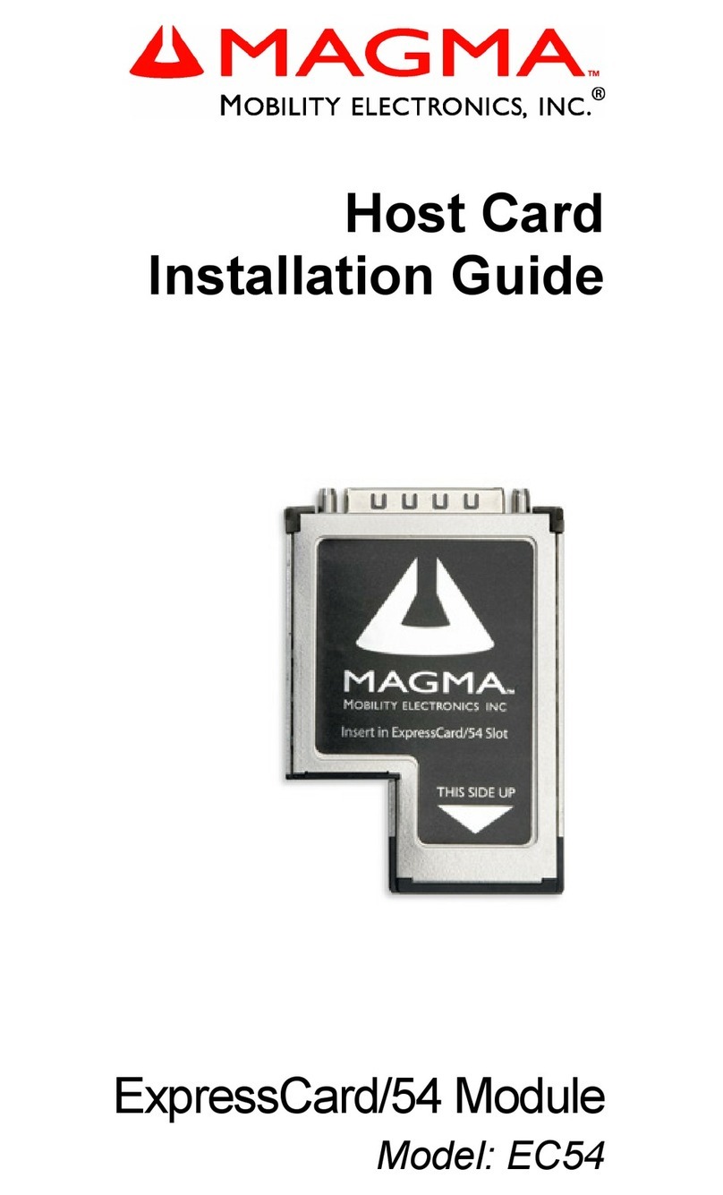 Magma Host Card installation guide