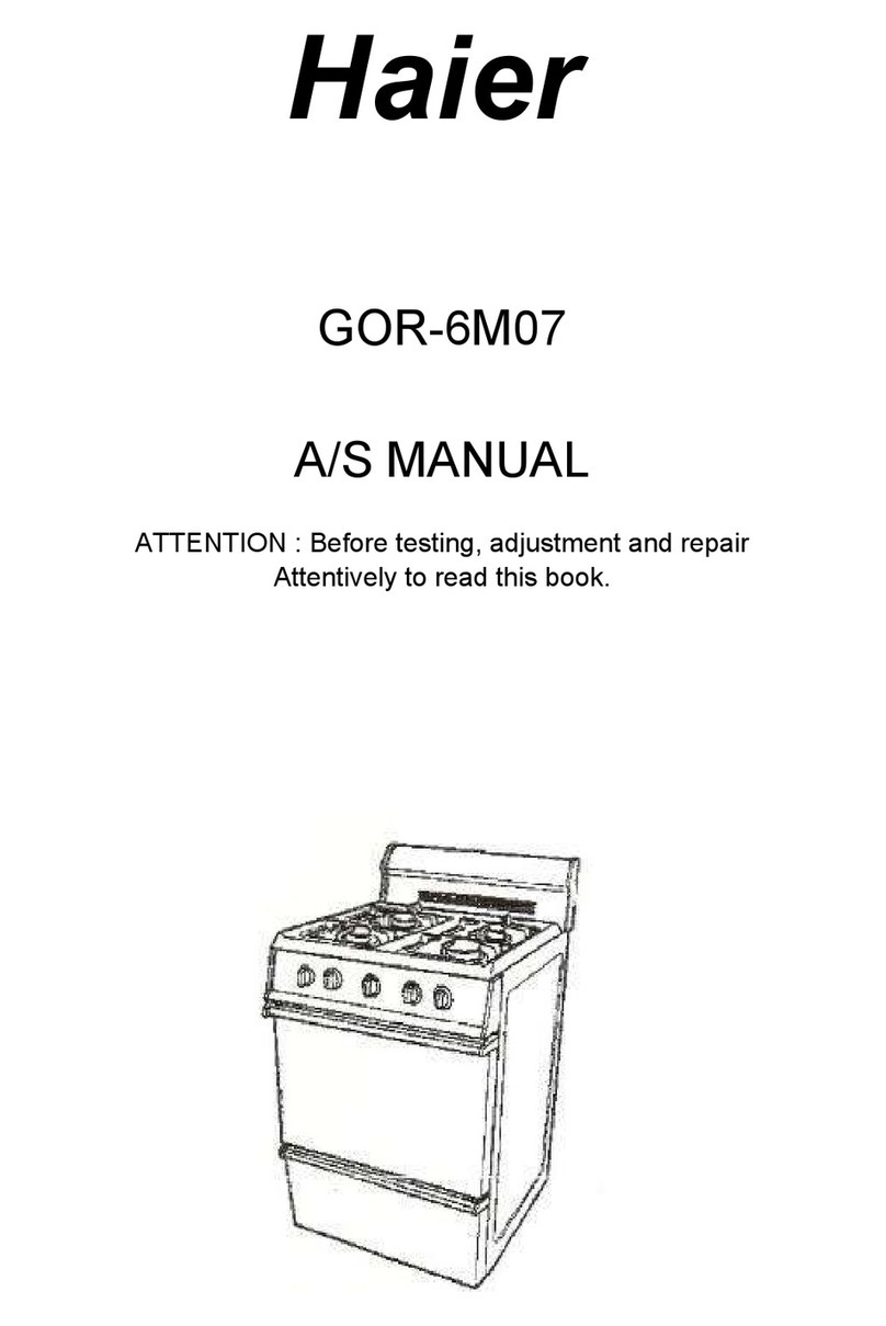 Haier GOR-6M07 Installation and operating manual