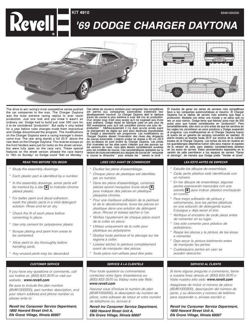 REVELL 4910 instruction manual