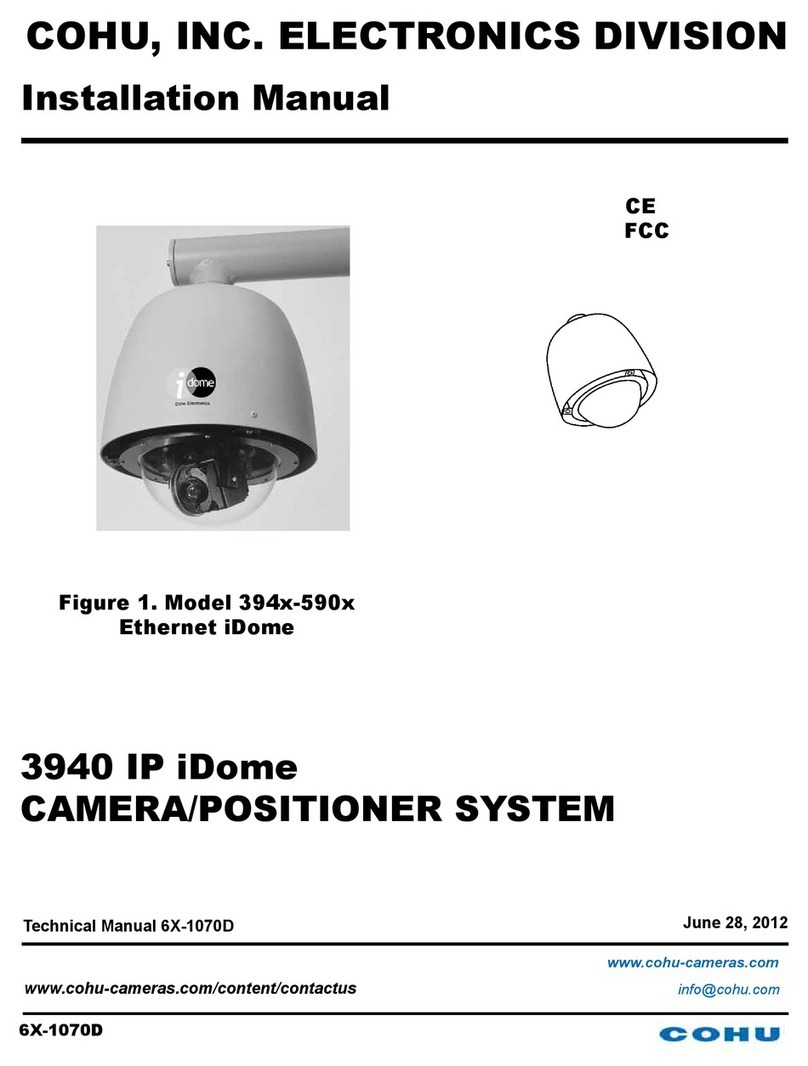 COHU 3940 IP i-Dome User manual