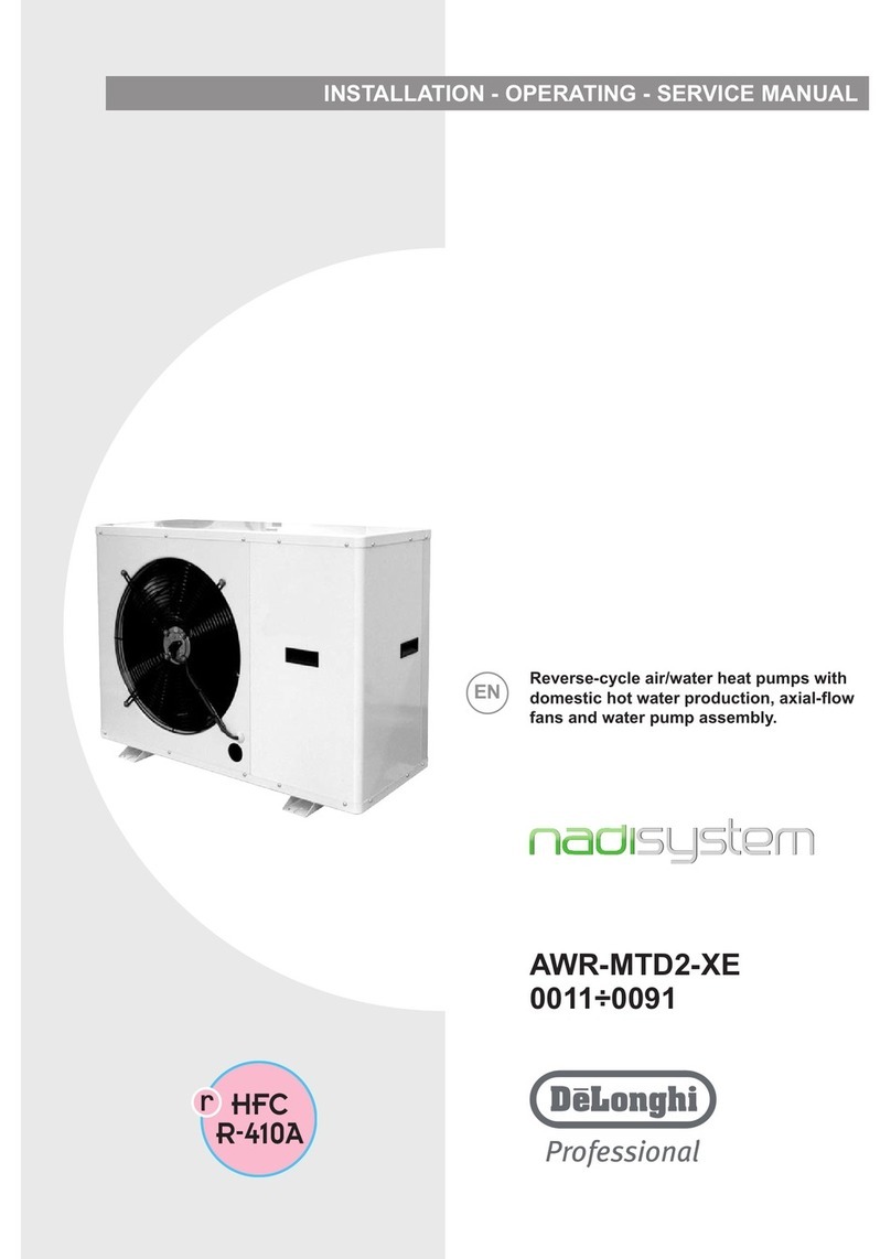 DeLonghi AWR-MTD2-XE Installation, operation and service manual