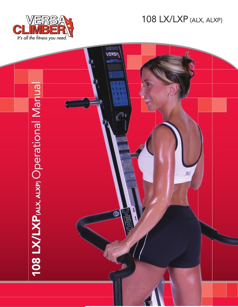 versa climber 108 LX Quick start guide