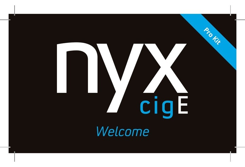 Nyx cigE Pro Kit user guide