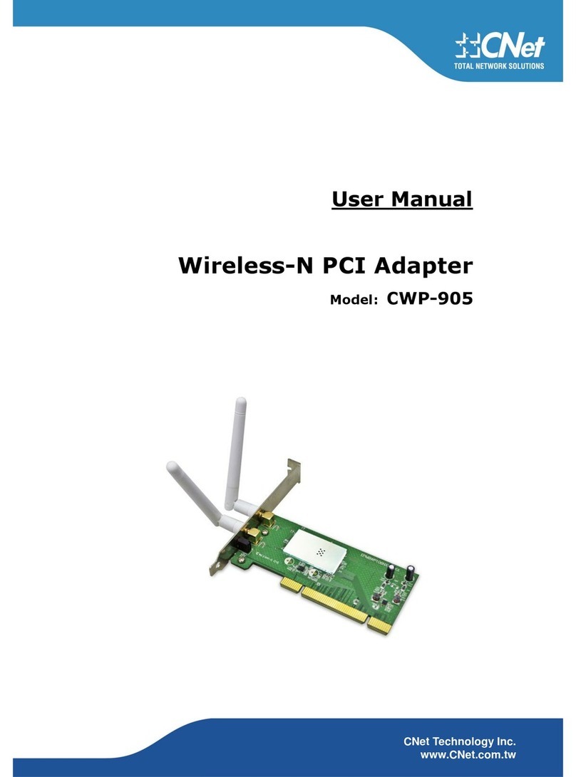 CNET CWP-905 User manual