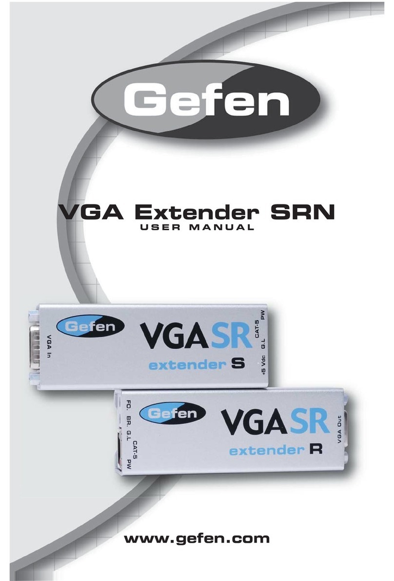Gefen VGA Extender SRN User manual