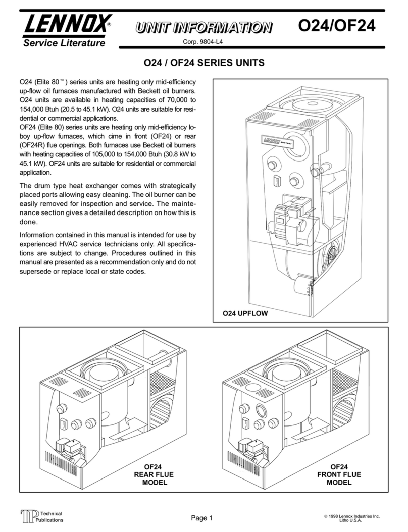 Lennox O24 series Technical manual
