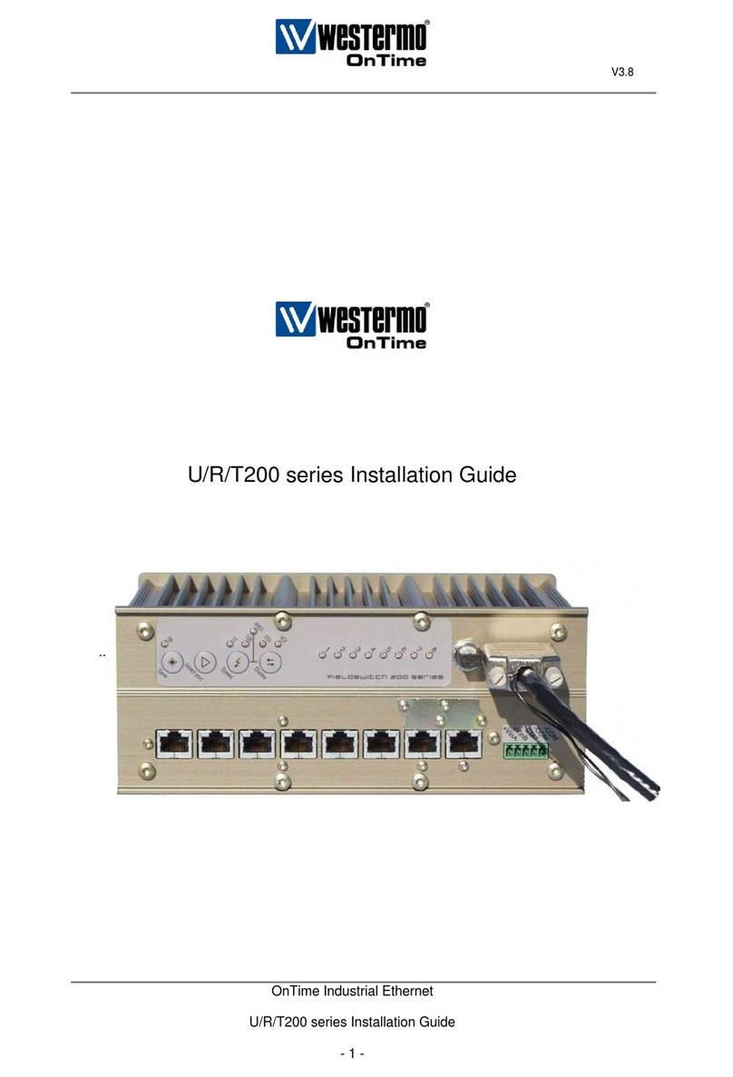 Westermo T200 series User manual