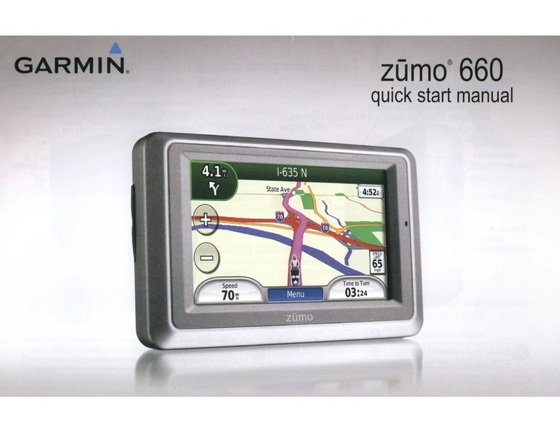 Garmin Zumo 660 Instruction manual