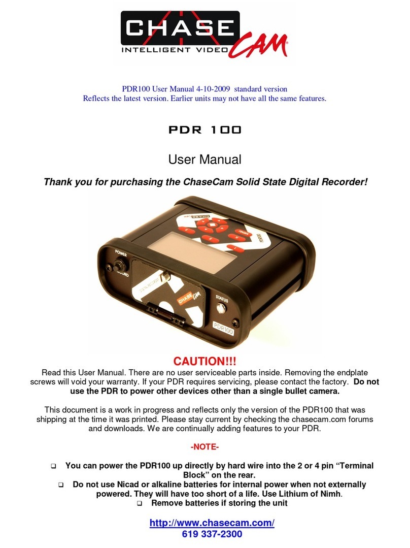 ChaseCam PDR 100 user manual