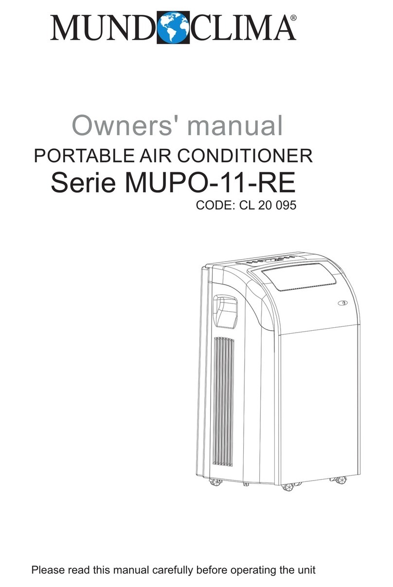 mundoclima MUPO-11-RE Series User manual mundoclima MUPO-11-RE Series User manual