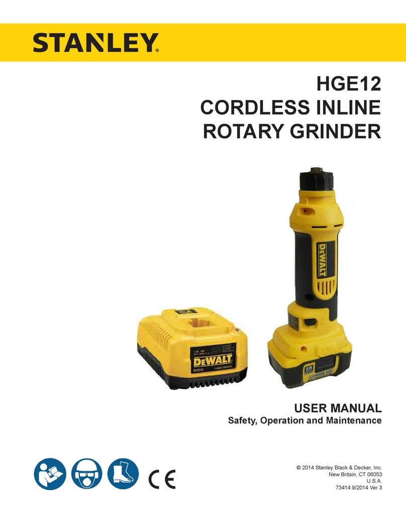 Stanley HGE12 User manual