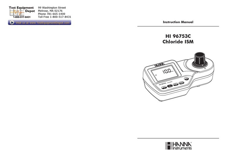 Hanna Instruments HI 96753C User manual