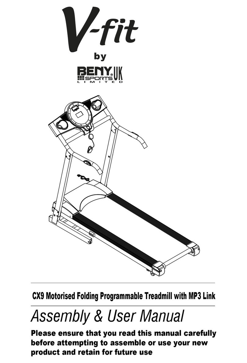 Beny Sports V-fit CX9 Assembly & user manual