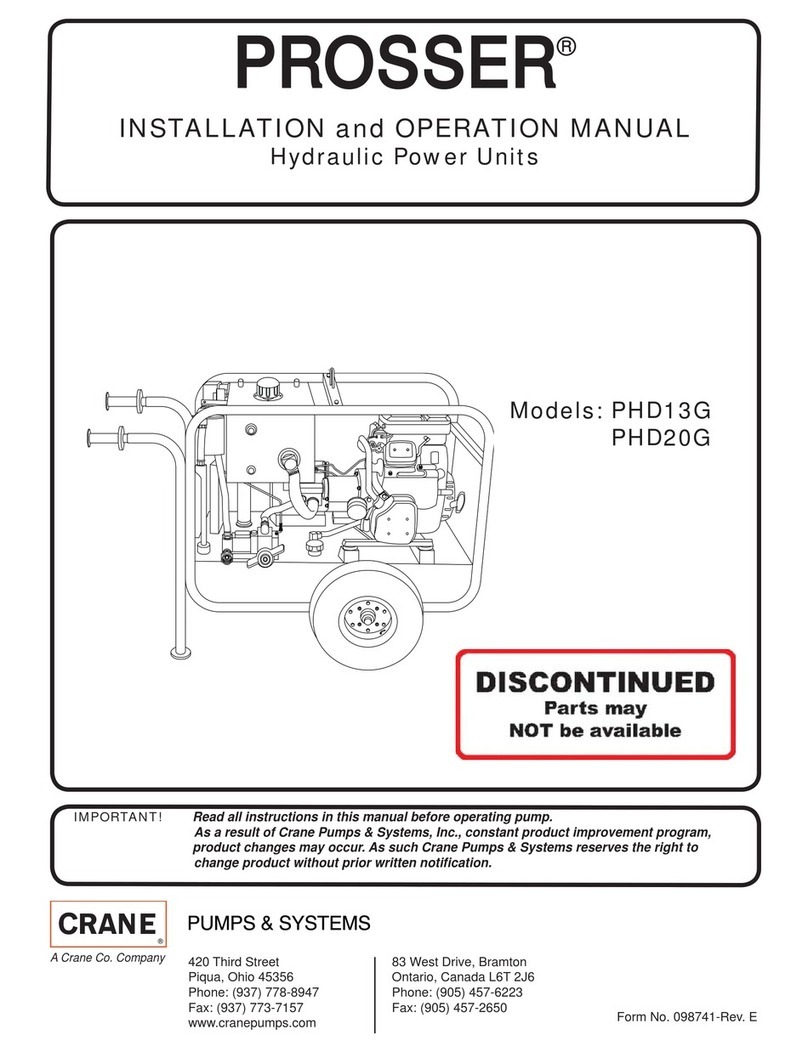 Prosser PHD13G Installation and operation manual