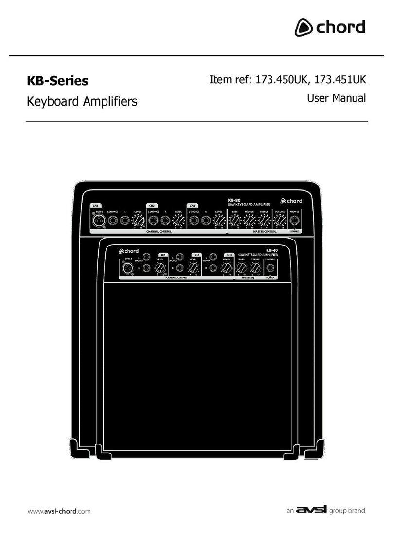 Chord KB-Series user manual