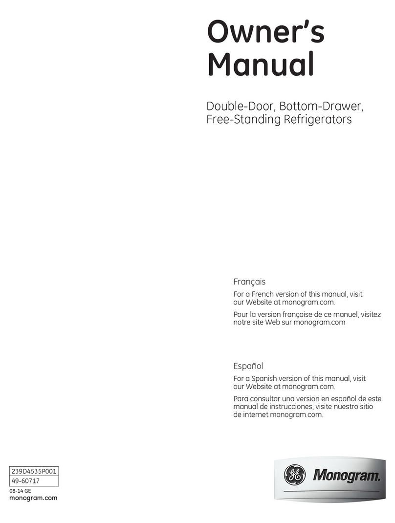 GE Double-Door User manual