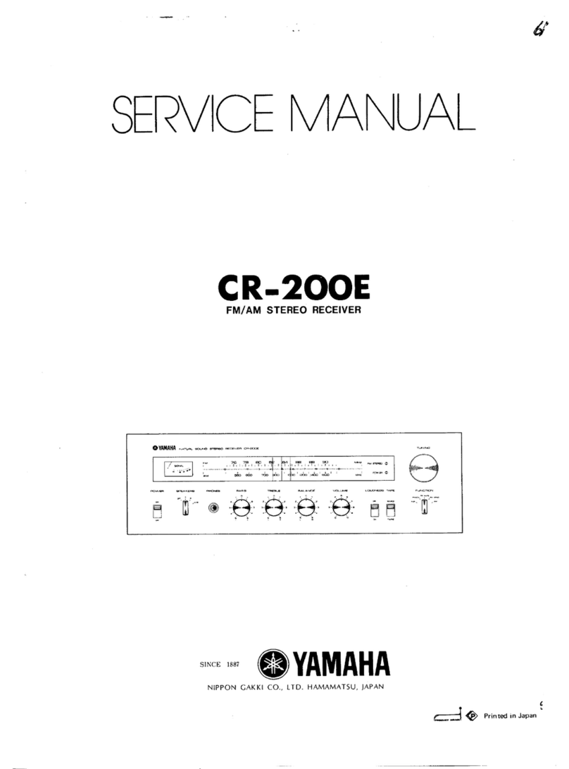 Yamaha CR-200E Service manual