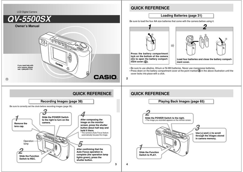 Casio QV-5500SX User manual Casio QV-5500SX User manual