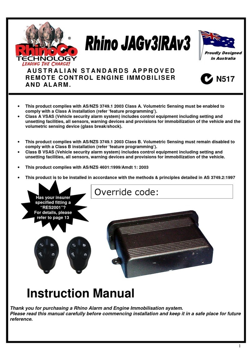 RHINO Rhino JAGv3 User manual
