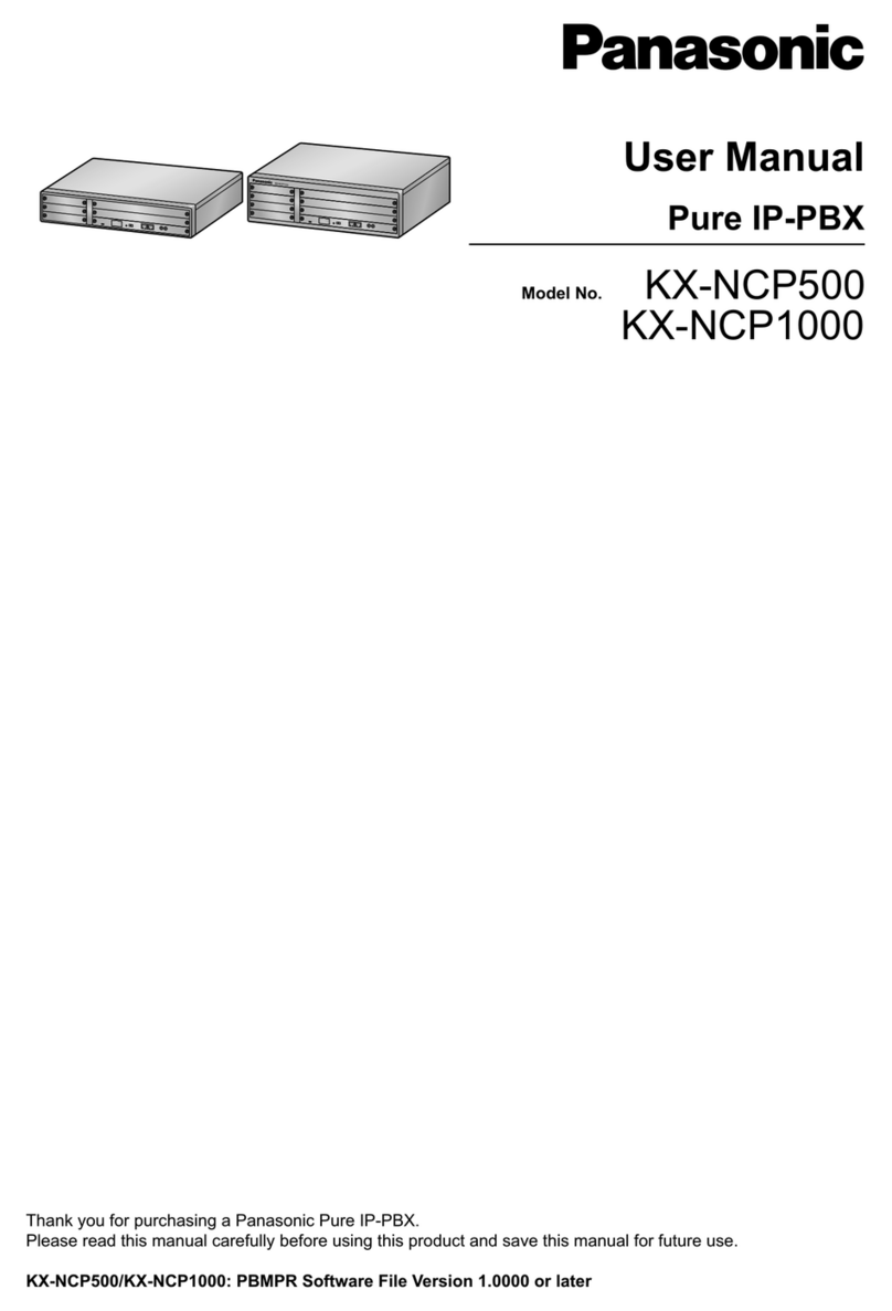 Panasonic KX-NCP500 User manual