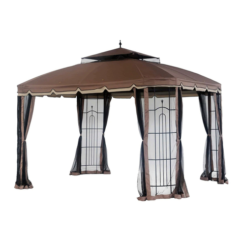 Sunjoy 10'x12' Bay Window Gazebo User manual