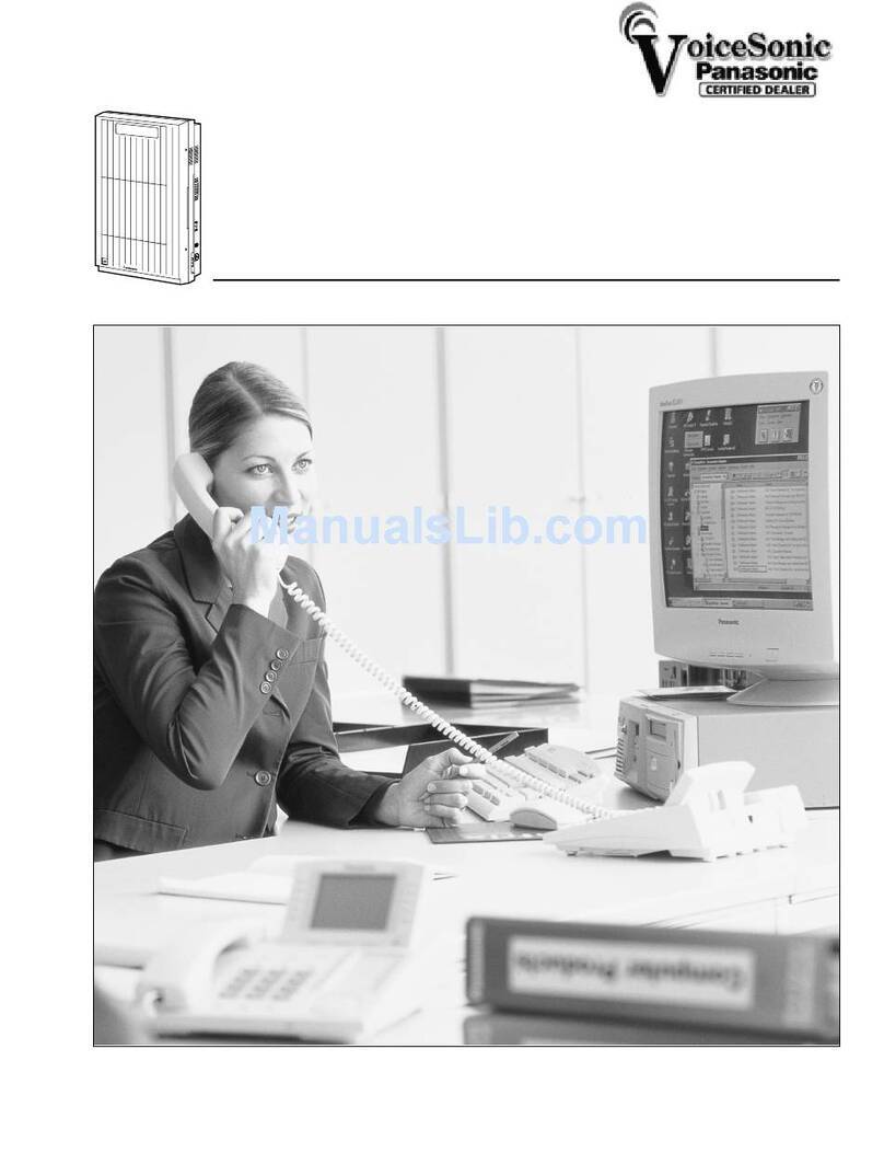 Panasonic KX-TVS120 User manual