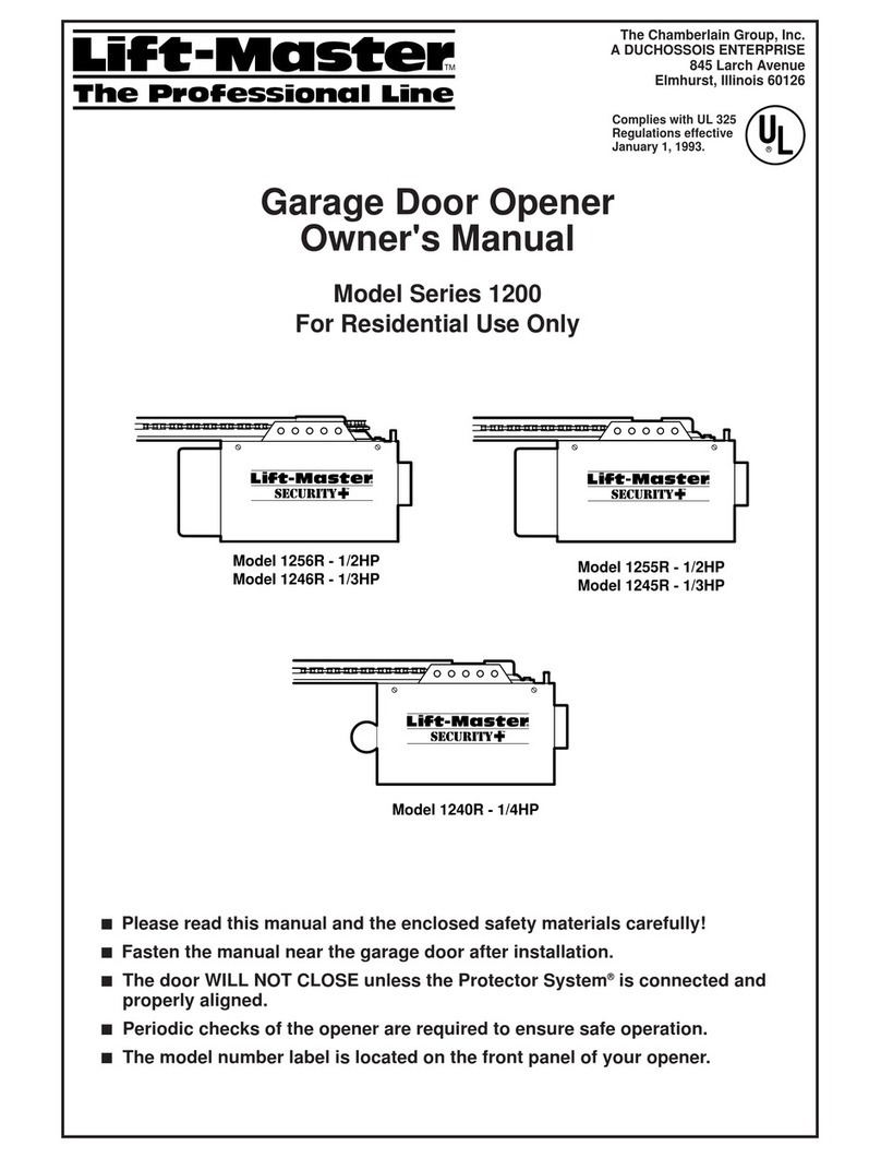 Chamberlain 1200 User manual