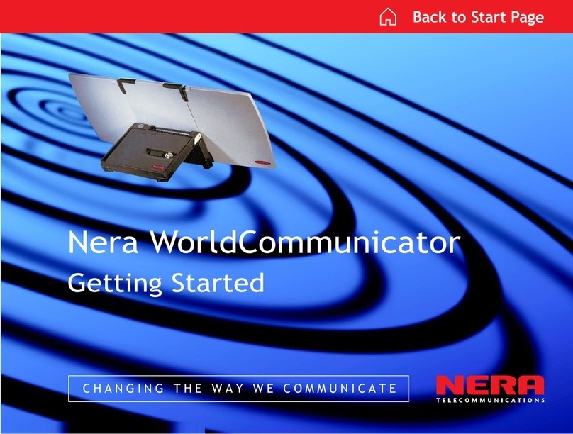 Nera WorldCommunicator User manual