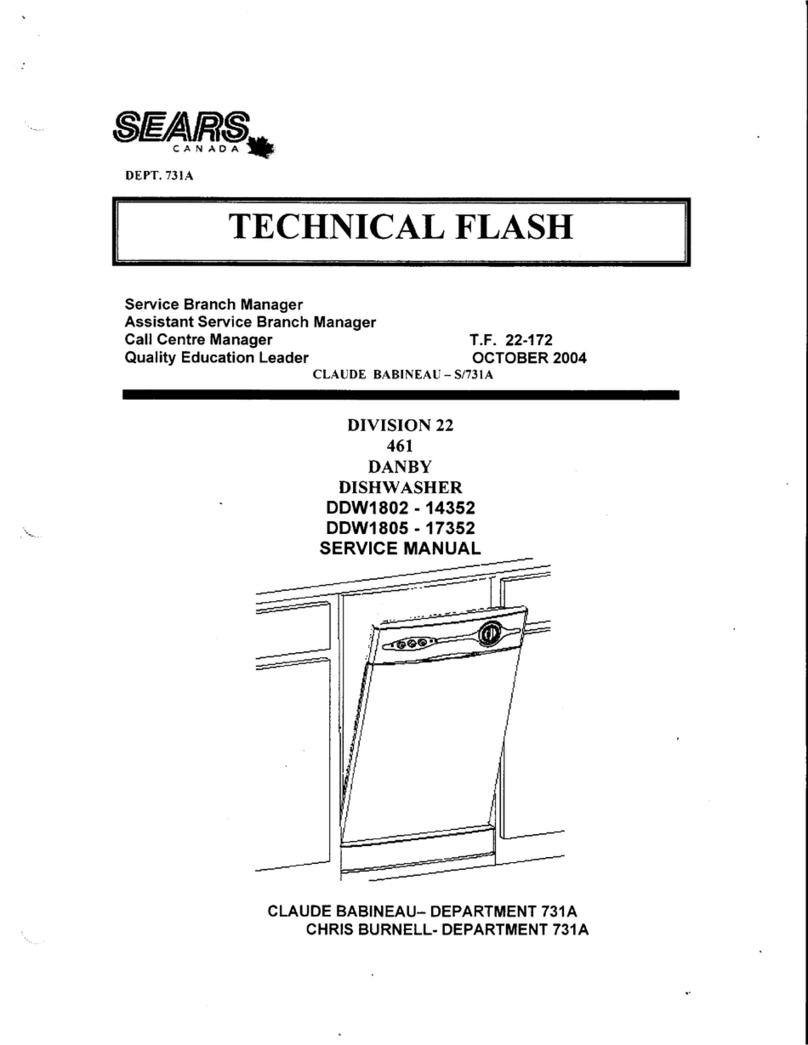 Danby DDW1802 - 14352 Service manual