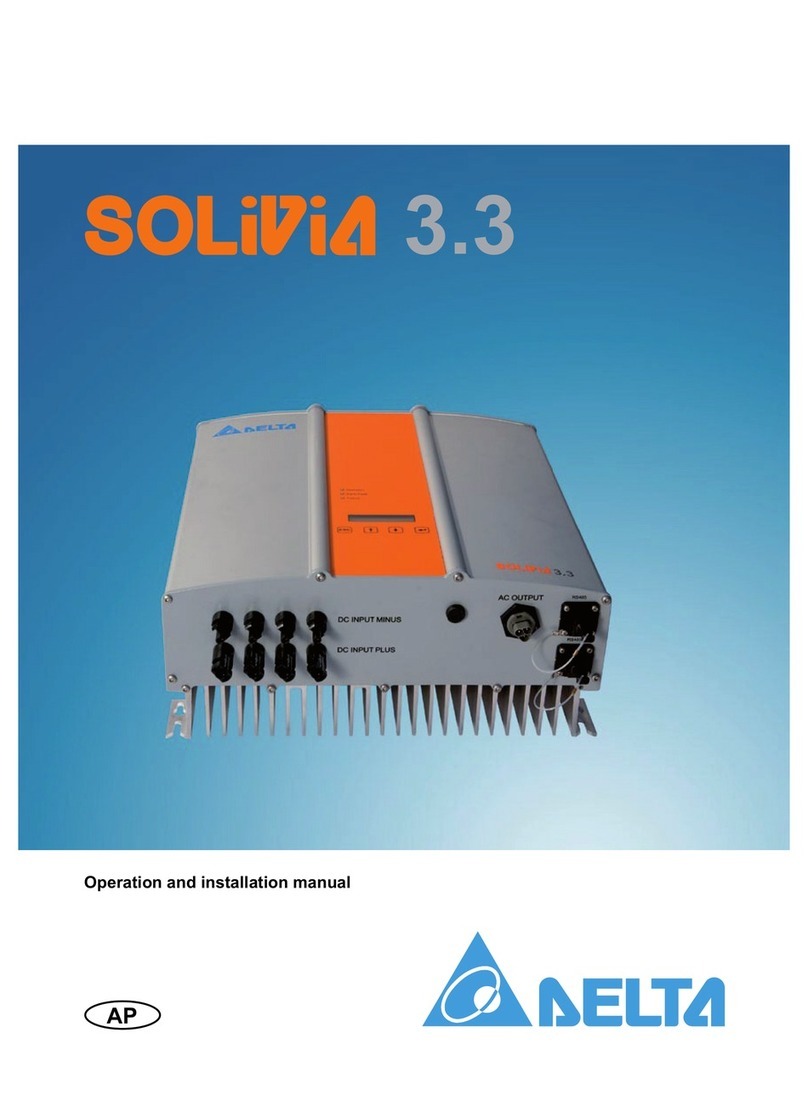 Delta SoLiViA 3.3 Specification sheet