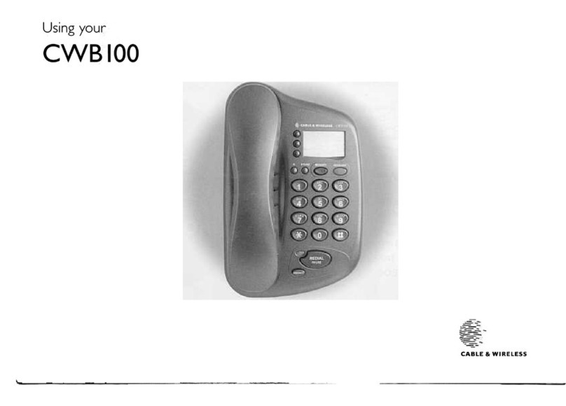Cable & Wireless CWB100 Using