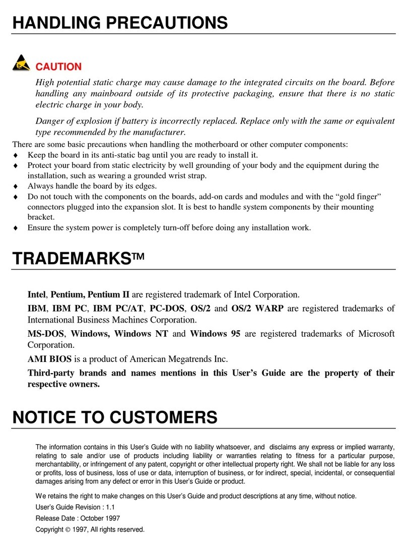 Zida 6mlx User manual