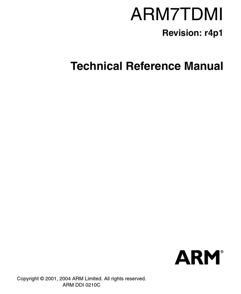 ARM ARM7TDMI Product manual ARM ARM7TDMI Product manual